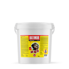 Ratimor saszetki 10 g, wiadro 3 kg