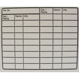 Etykieta do zapisów