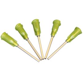 Stalowe końcowki do żelu 25 szt.