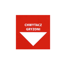 Naklejka na ścianę CHWYTACZ GRYZONI, 1 szt.