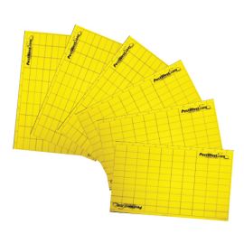 Lep do lamp Chameleon® 1x2, 2x2, żółty z podziałką, 6 szt.