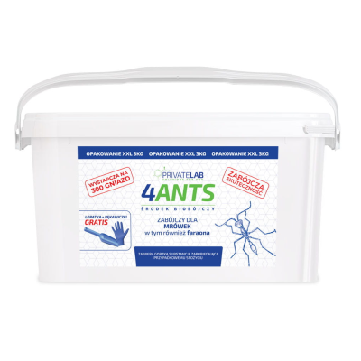 4ANTS granulat na mrówki, wiaderko 3 kg