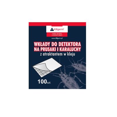 Wkład lepowy Killgerm na owady biegające, 100 szt.
