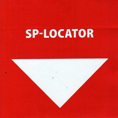 Naklejka na ścianę SP-LOCATOR, 1 szt.