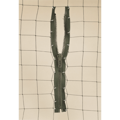 Zamek błyskawiczny do siatki, piaskowy, 1 m