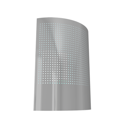 SUNBURST LED srebrny